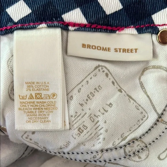 Kate Spade Blue and White Mini Pencil Skirt - Picture 6 of 6